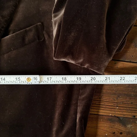 RARE - Caruso for Zero Camoshita Brown Velvet Suit - Handmade Italy - IT48/US38 - Picture 8 of 16